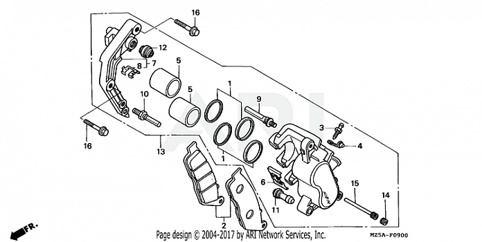 FRONT BRAKE CALIPER