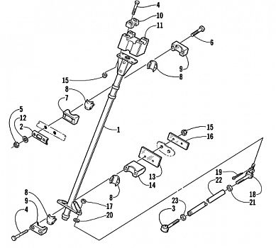 STEERING POST ASSEMBLY