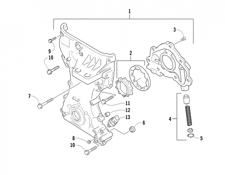 TIMING CHAIN COVER/OIL PUMP ASSEMBLY