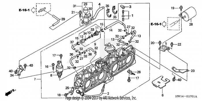 THROTTLE BODY (TURBO '04-'05)