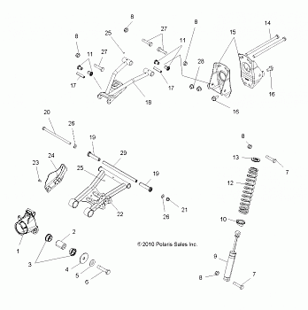 SUSPENSION, REAR - A11MB46FZ (49ATVSUSPRR11SP5)