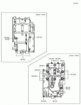 Crankcase Bolt Pattern(EX300AEA99330-)