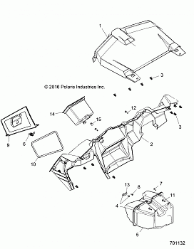 BODY, DASH AND GLOVEBOX - Z17VBE87N2 (701132)