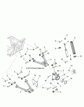 SUSPENSION, REAR - R14TH90FX (49RGRSUSPRR14900D)