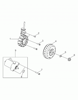 ENGINE, GENERATOR and STARTING MOTOR - A16YAK11AD/AF (A00042)