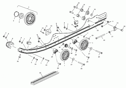 RAIL MOUNTING - S03ND5BS (4977927792B05)