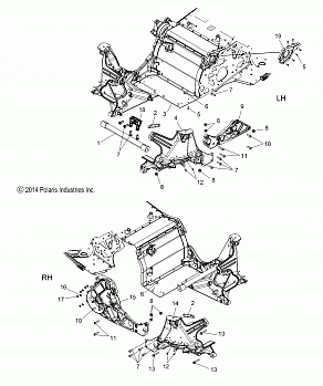 CHASSIS, BULKHEAD ASM. - S15DR6PEL (49SNOWCHASSISFRT15PROS)