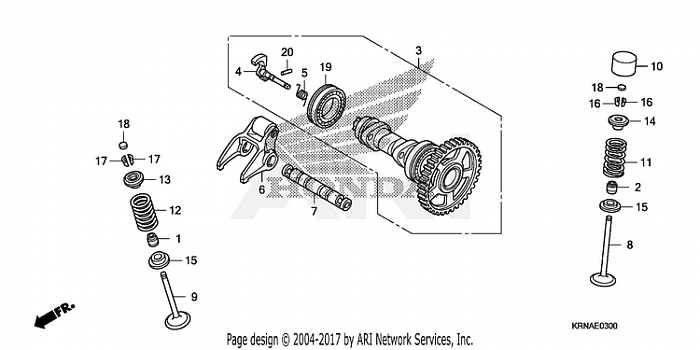 CAMSHAFT + VALVE