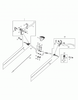 STEERING, HANDLEBAR - A16YAK11AD/AF (A00043)