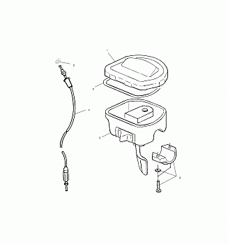 CONTROLS - THROTTLE ASM./CABLE - A00CD50AA (4954885488B008)