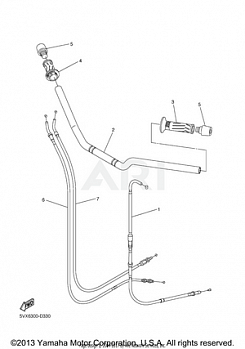 STEERING HANDLE CABLE