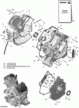 Crankcase - 650 EFI