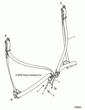 BODY, SEAT BELT MOUNTING - Z16VDE92NH/NW (700600)