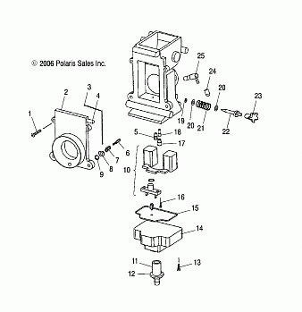 ENGINE, CARBURETOR, LOWER - S07NP5CS/CE (49SNOWCARBLOWER500XCSP)