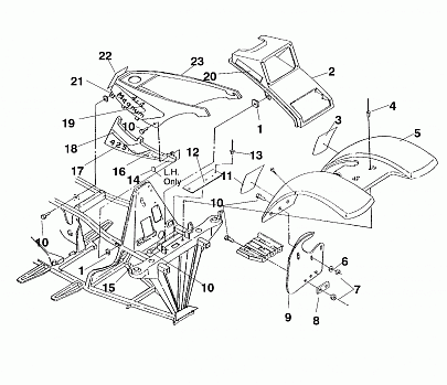 FRONT CAB ASSEMBLY - W958144 (4926862686a006)
