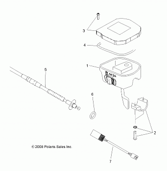 STEERING, CONTROLS, THROTTLE ASM. and CABLE - A14ZN8EAB/C/I/M/P/S (49ATVCONTROLS09SPXP550)