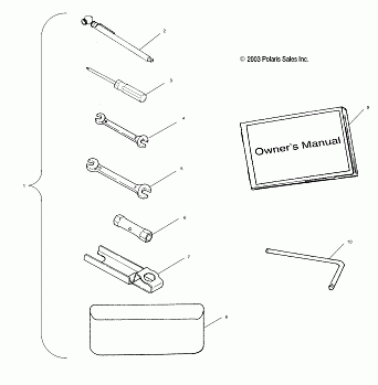 TOOL KIT - A03CH59AA/AF/AG (4986128612E01)