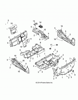 BODY, FLOOR and ROCKER PANELS - Z17VBE87N2 (49RGRFLOOR15RZR900)