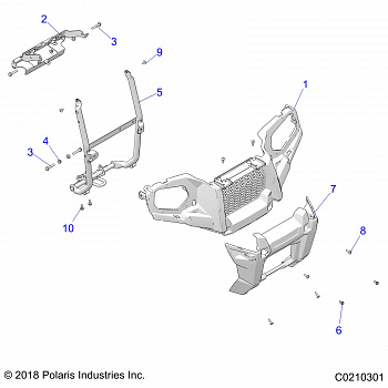 BODY, FRONT BUMPER and MOUNTING - A20SHD57A9 (C0210301)