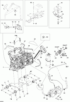 Engine And Engine Support