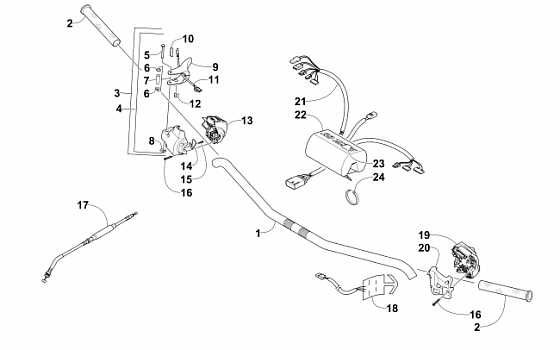 HANDLEBAR AND CONTROLS