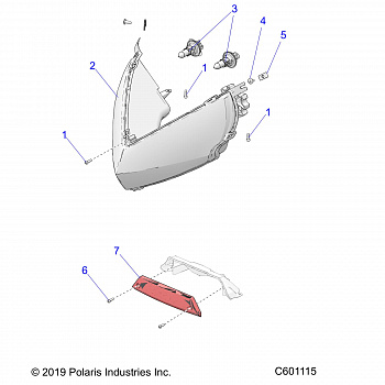 ELECTRICAL, HEADLIGHT and TAILLIGHT - S20CED5BSL/BSU (C601115)