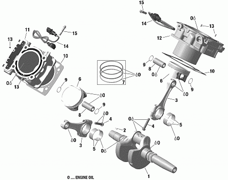 Crankshaft, Piston And Cylinder -  1010R