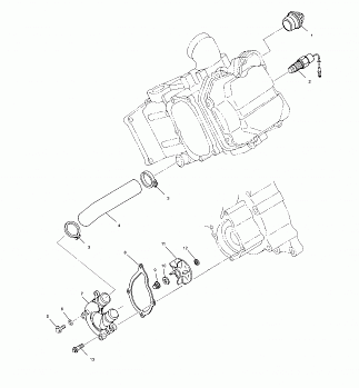 WATER PUMP - A01CH50EB (4964466446D010)