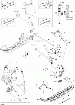 Front Suspension And Ski