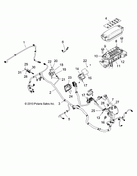 ELECTRICAL, WIRE HARNESS - Z14ST1EFX (49RGRHARNESS14RZR1KI)