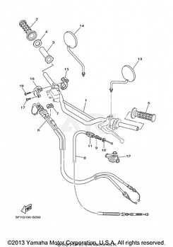 STEERING HANDLE CABLE