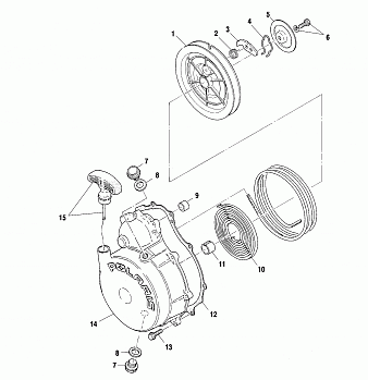 RECOIL STARTER - A01BG50(AA)(AB) (4963766376D007)