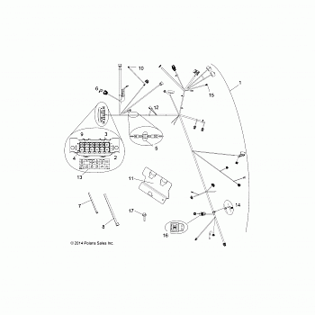 ELECTRICAL, HARNESS - A18SVA85B5 (49ATVHARNESS15SCRAM850)