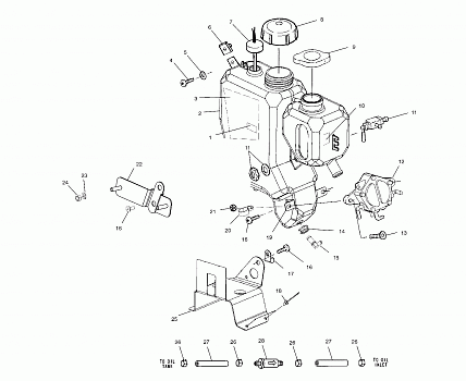 OIL TANK - S02SR5AS (4969336933C001)