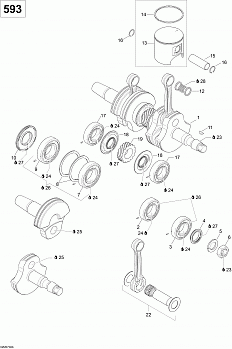 Crankshaft And Pistons 600