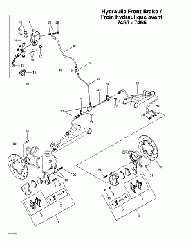 Hydraulic Front Brake (7465 - 7466)