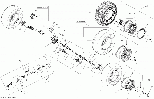 Drive System, Rear _13C1502a