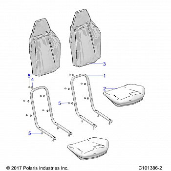 BODY, SEAT - A18HZA15B4 (C101386-2)