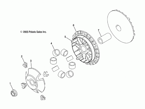 DRIVE CLUTCH - A06LB27FA/LD27FB (4999206689920668C04)