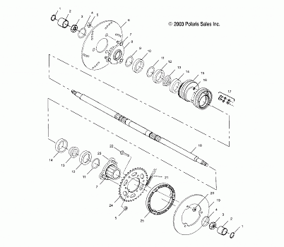 REAR HOUSING - A03BA25CA/CB (4986228622C03)