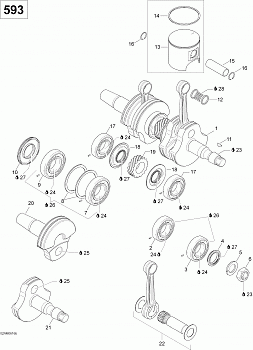 Crankshaft And Pistons 593