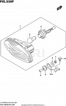 REAR COMBINATION LAMP (LT-A750XPBL8 P33)