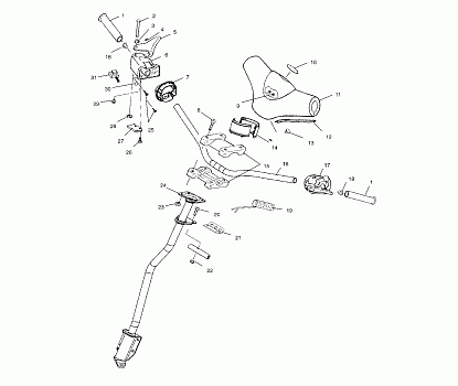 STEERING - HANDLEBAR - S01SS7AS (4960946094B006)