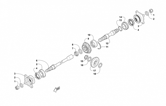 SECONDARY DRIVE ASSEMBLY