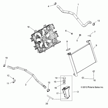 ENGINE, COOLING SYSTEM - A19SYS95CH (49ATVCOOL14SCRAM)
