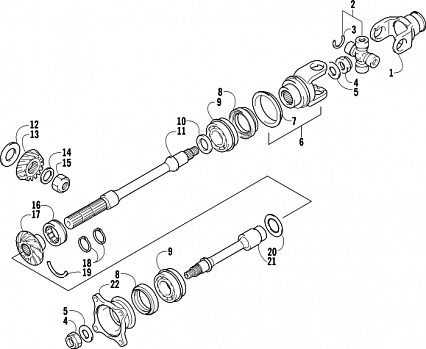 SECONDARY DRIVE ASSEMBLY