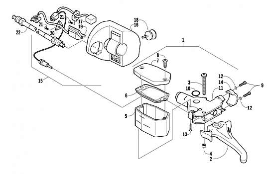 HYDRAULIC BRAKE CONTROL ASSEMBLY