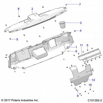 BODY, DASH - A18HZA15B4 (C101382-2)