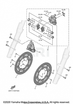 FRONT BRAKE CALIPER