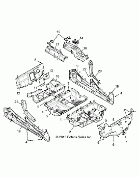 BODY, FLOOR and ROCKER PANELS - Z146T1EAM/EAW (49RGRFLOOR1410004)